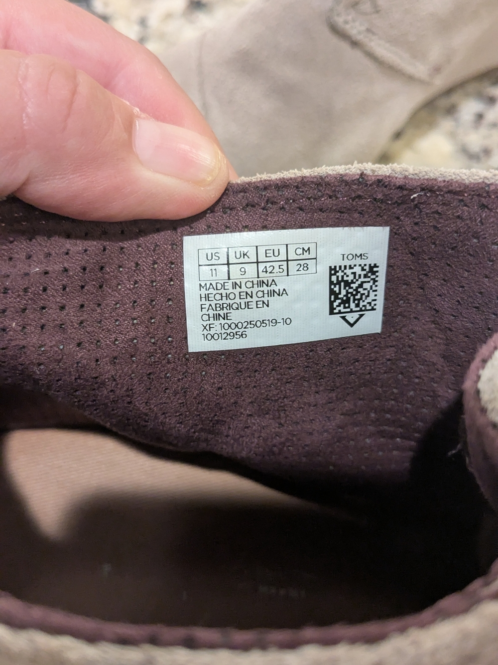 Toms Suede Wedge Ankle Boots in Light Taupe - Picture 5 of 8